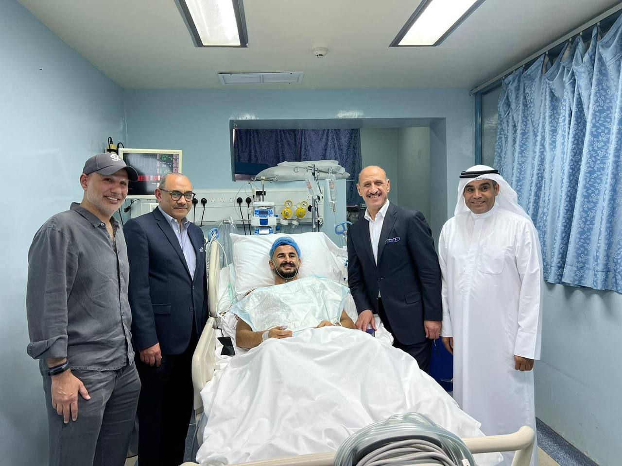 اتحاد الكرة : ايمن حسن خضع لتدخل جراحي وهو الآن بصحة جيدة