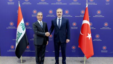 رئيس مجلس القضاء ووزير الخارجية التركي يبحثان عدداً من القضايا القانونية المشتركة