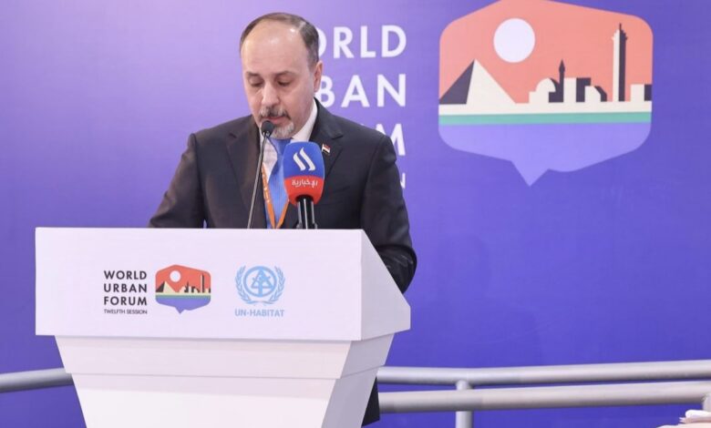 خلال مشاركته في المنتدى العالمي الحضري .. امين بغداد يعلن عن مرحلة جديدة لتحقيق التنمية المستدامة العاصمة