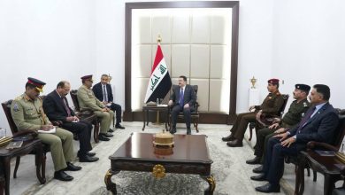 رئيس الوزراء يستقبل رئيس هيئة الأركان الباكستاني في بغداد رئيس الوزراء يستقبل رئيس هيئة الأركان الباكستاني في بغداد