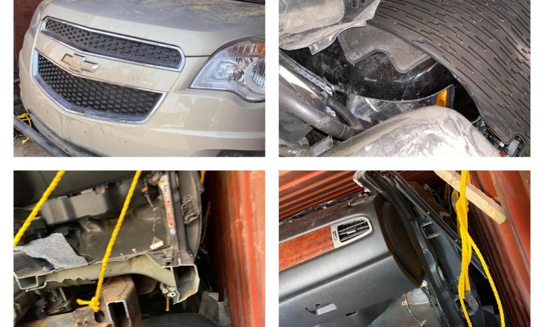 إحباط تهريب عجلات عبر منفذ صفوان وإحالة المتهمين للقضاء