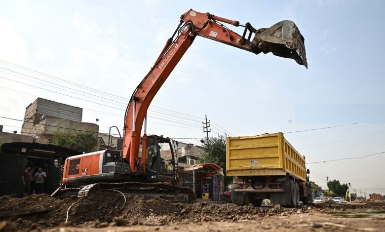الجهد الخدمي والهندسي يواصل تطوير منطقة ملحق المعسكر والمناطق المجاورة في بغداد