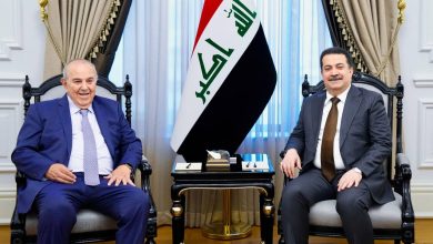 رئيس مجلس الوزراء يستقبل إياد علاوي لمناقشة الأوضاع الأمنية والإصلاحات الاقتصادية