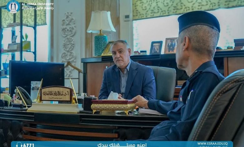 السيطرة على تماس كهربائي في جامعة الإسراء