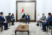 رئيس مجلس الوزراء السيد علي فالح الزيدي يستقبل السفير الياباني لدى العراق