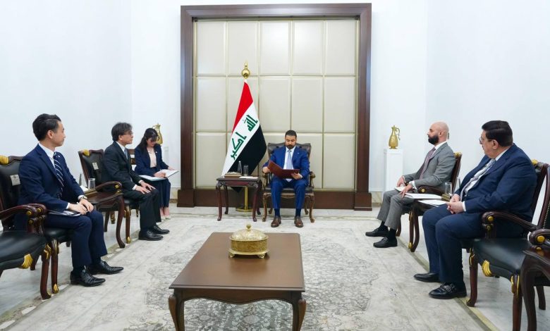 رئيس مجلس الوزراء السيد علي فالح الزيدي يستقبل السفير الياباني لدى العراق